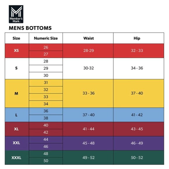 Members Mark Men's Regular Fit Everyday Active Jogger Pant Black Size XL - Picture 5 of 8